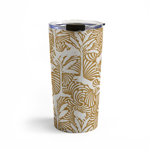 evamatise Big Cats and Palm Trees Jungle Travel Mug