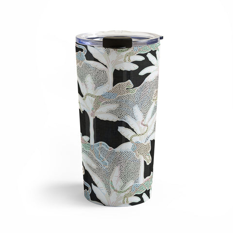 evamatise Leopards and Palms Rainbow Travel Mug