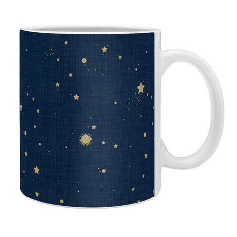 evamatise Magical Night Galaxy in Blue Coffee Mug