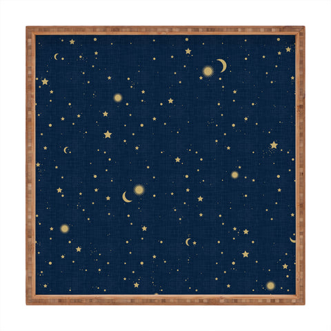 evamatise Magical Night Galaxy in Blue Square Tray