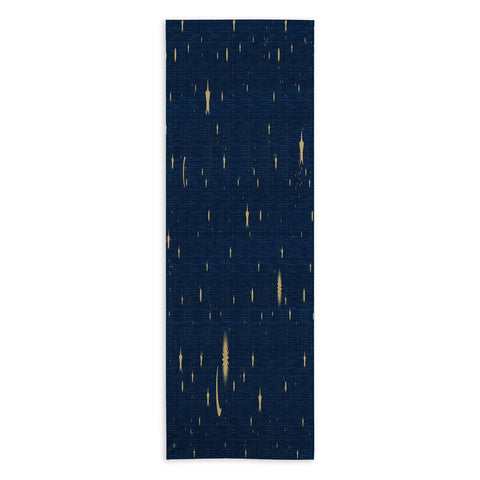 evamatise Magical Night Galaxy in Blue Yoga Towel