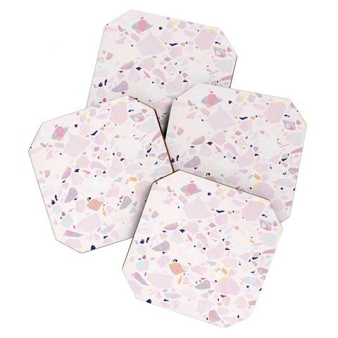 evamatise Terrazzo Crystals II Coaster Set