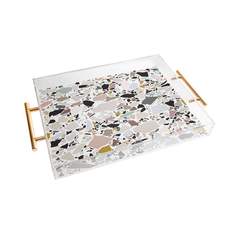 evamatise Terrazzo Pattern II Acrylic Tray