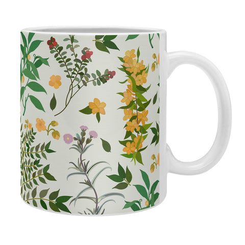 evamatise Vintage Wildflowers Cozy Coffee Mug