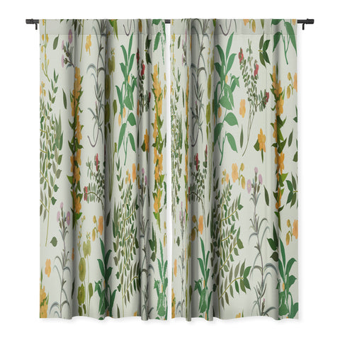 evamatise Vintage Wildflowers Cozy Blackout Non Repeat