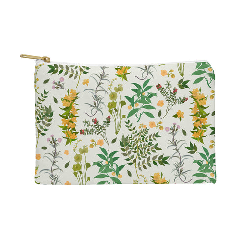 evamatise Vintage Wildflowers Cozy Pouch