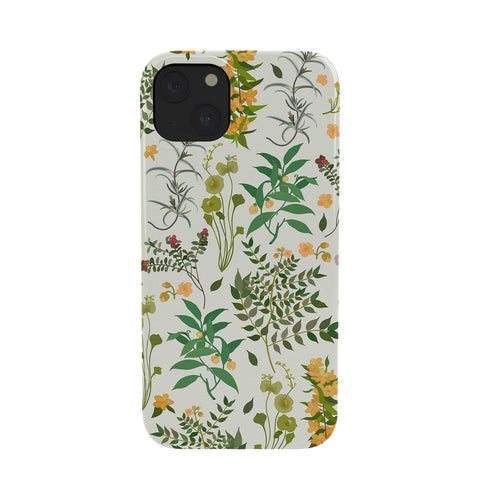 evamatise Vintage Wildflowers Cozy Phone Case