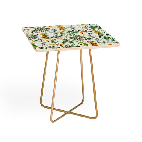 evamatise Vintage Wildflowers Cozy Side Table