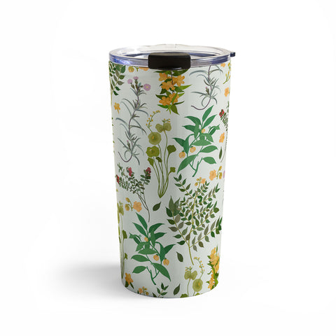 evamatise Vintage Wildflowers Cozy Travel Mug