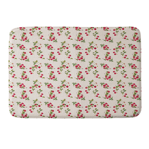 Evanjelina & Co Berry Meadows 2 Memory Foam Bath Mat