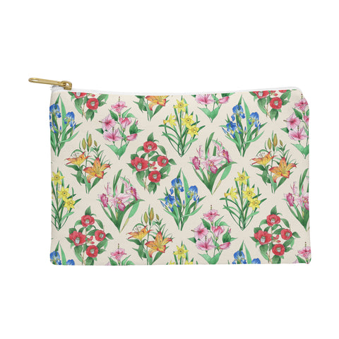 Evanjelina & Co Japanese Collection Cream Pouch