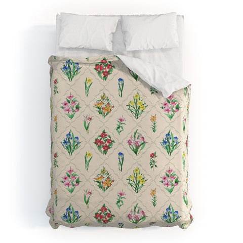 Evanjelina & Co Japanese Collection Cream II Duvet Cover