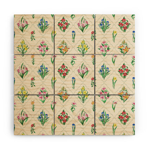 Evanjelina & Co Japanese Collection Cream II Wood Wall Mural