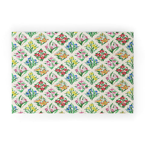 Evanjelina & Co Japanese Collection Cream Welcome Mat