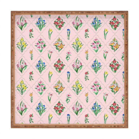 Evanjelina & Co Japanese Collection Pink Square Tray