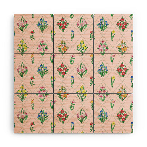 Evanjelina & Co Japanese Collection Pink Wood Wall Mural