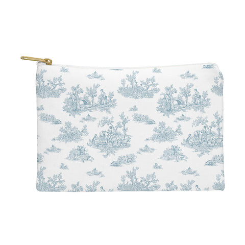 Evanjelina & Co Toile De Jouy Duck Egg Blue Pouch