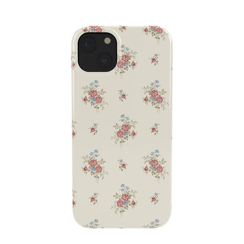 Evanjelina & Co Vintage French Flower Cream Phone Case