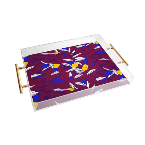 Evgenia Chuvardina Colourful seeds Acrylic Tray