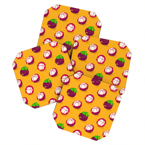 Evgenia Chuvardina Mangosteen Coaster Set