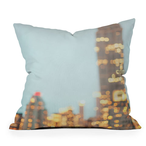 Eye Poetry Photography Abstract City New York Photography Outdoor Throw Pillow