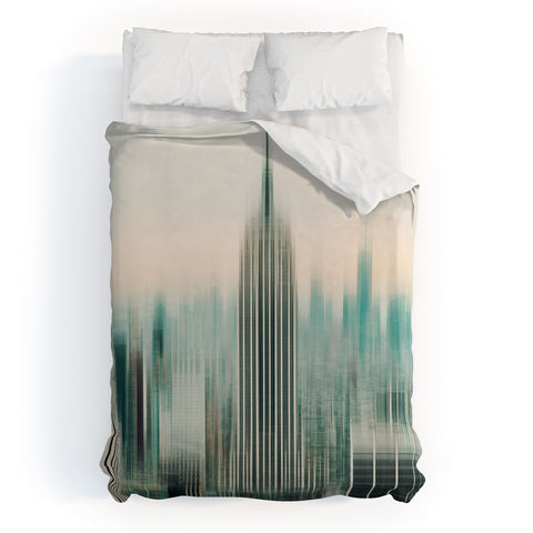 Eye Poetry Photography Abstract Empire New York Duvet Cover