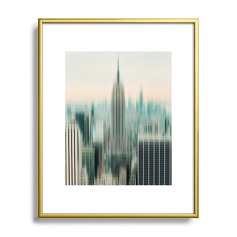 Eye Poetry Photography Abstract Empire New York Metal Framed Art Print