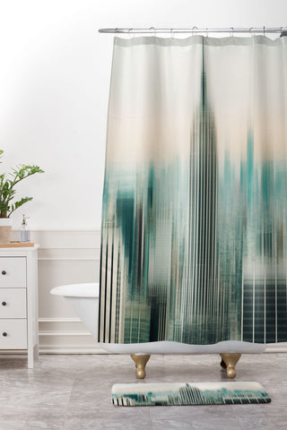 Eye Poetry Photography Abstract Empire New York Shower Curtain And Mat