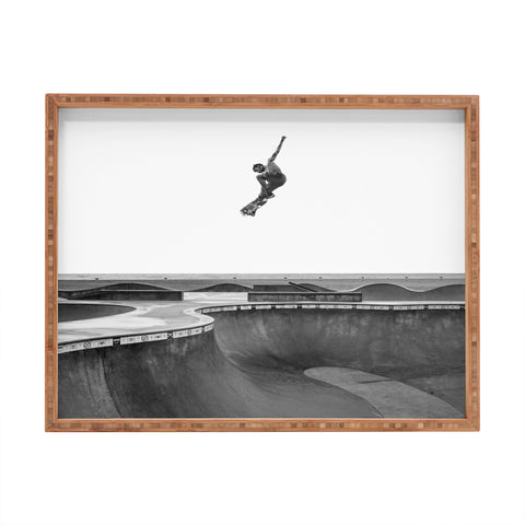 Eye Poetry Photography Air Skateboarding at Venice Rectangular Tray