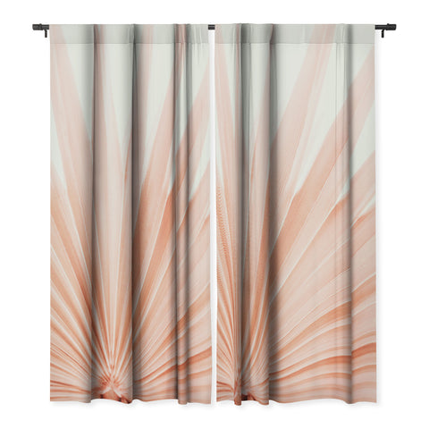 Eye Poetry Photography Blush Pink Fan Palm Blackout Non Repeat