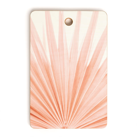 Eye Poetry Photography Blush Pink Fan Palm Cutting Board Rectangle