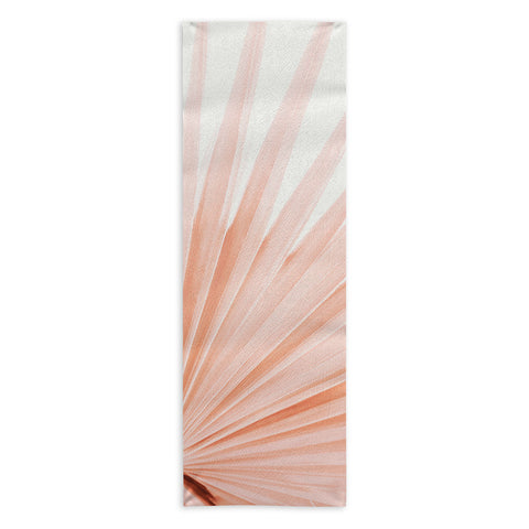Eye Poetry Photography Blush Pink Fan Palm Yoga Towel