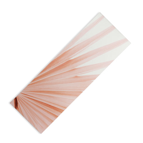 Eye Poetry Photography Blush Pink Fan Palm Yoga Mat