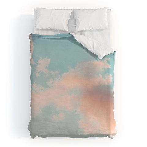 Eye Poetry Photography Cotton Candy Clouds Nature Ph Duvet Cover