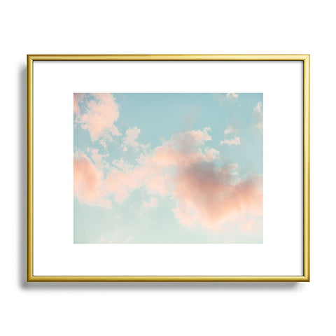 Eye Poetry Photography Cotton Candy Clouds Nature Ph Metal Framed Art Print