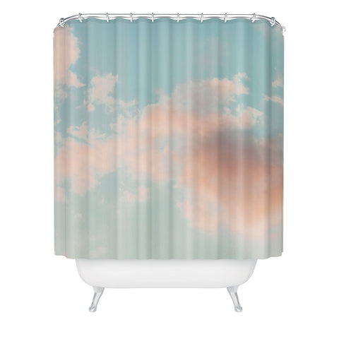 Eye Poetry Photography Cotton Candy Clouds Nature Ph Shower Curtain