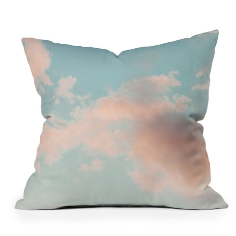 Eye Poetry Photography Cotton Candy Clouds Nature Ph Throw Pillow