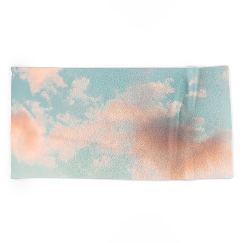 Eye Poetry Photography Cotton Candy Clouds Nature Ph Beach Towel