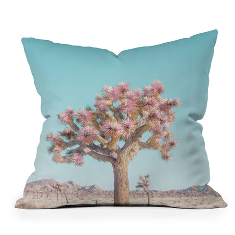 Eye Poetry Photography Desert Dream Joshua Tree Land Throw Pillow