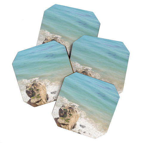 Eye Poetry Photography El Matador Beach California Coaster Set
