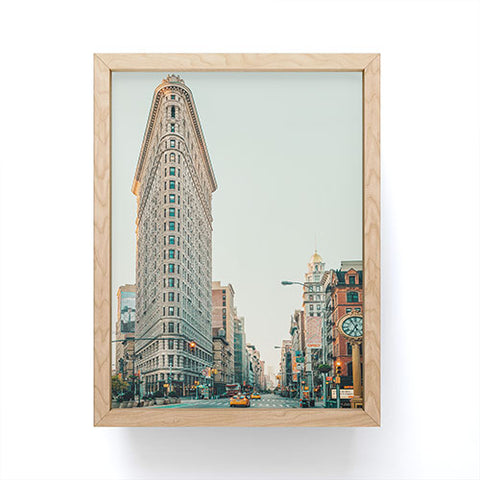 Eye Poetry Photography Flatiron at Sunrise NYC Framed Mini Art Print