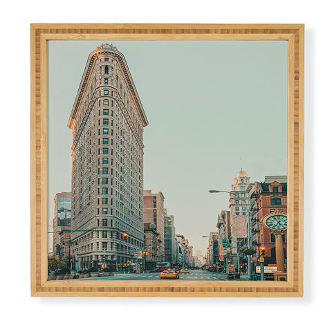 Eye Poetry Photography Flatiron at Sunrise NYC Framed Wall Art