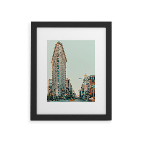Eye Poetry Photography Flatiron at Sunrise NYC Framed Art Print