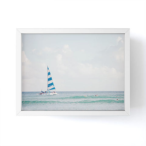 Eye Poetry Photography Happy Sailing Ocean Framed Mini Art Print