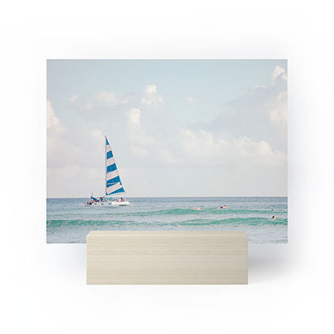 Eye Poetry Photography Happy Sailing Ocean Mini Art Print