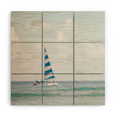 Eye Poetry Photography Happy Sailing Ocean Wood Wall Mural