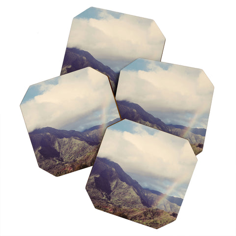 Eye Poetry Photography Kauai Rainbow Hawaii Nature Coaster Set