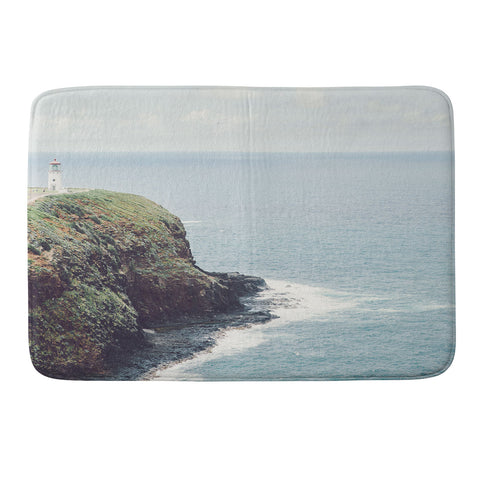 Eye Poetry Photography Kilauea Lighthouse Hawaii Ocean Memory Foam Bath Mat