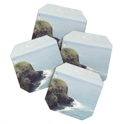 Eye Poetry Photography Kilauea Lighthouse Hawaii Ocean Coaster Set