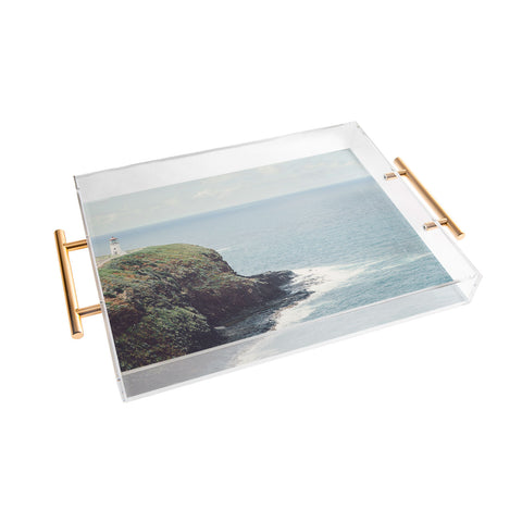 Eye Poetry Photography Kilauea Lighthouse Hawaii Ocean Acrylic Tray